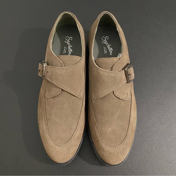 Seychelles Foremost Leather Chunky Platform Loafers Monk Strap Oxford New NWOT - Picture 4 of 10